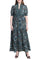 Mother of the Bride Dresses Long A Line Formal Floral Evening Dress Navy Aqua