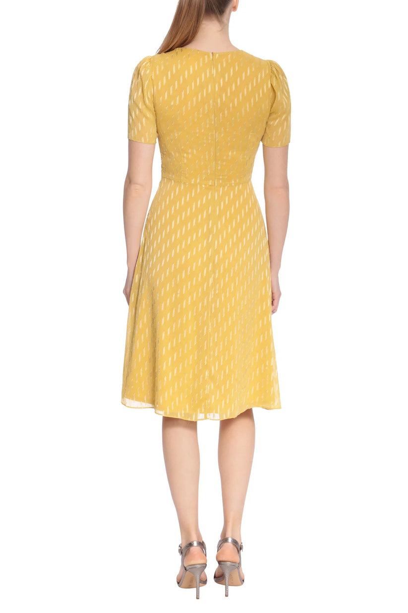 London Times T6337M Short A Line Knee Length Cocktail Dress