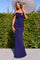 Prom Dresses Formal Long Fitted Mermaid Prom Dress Navy