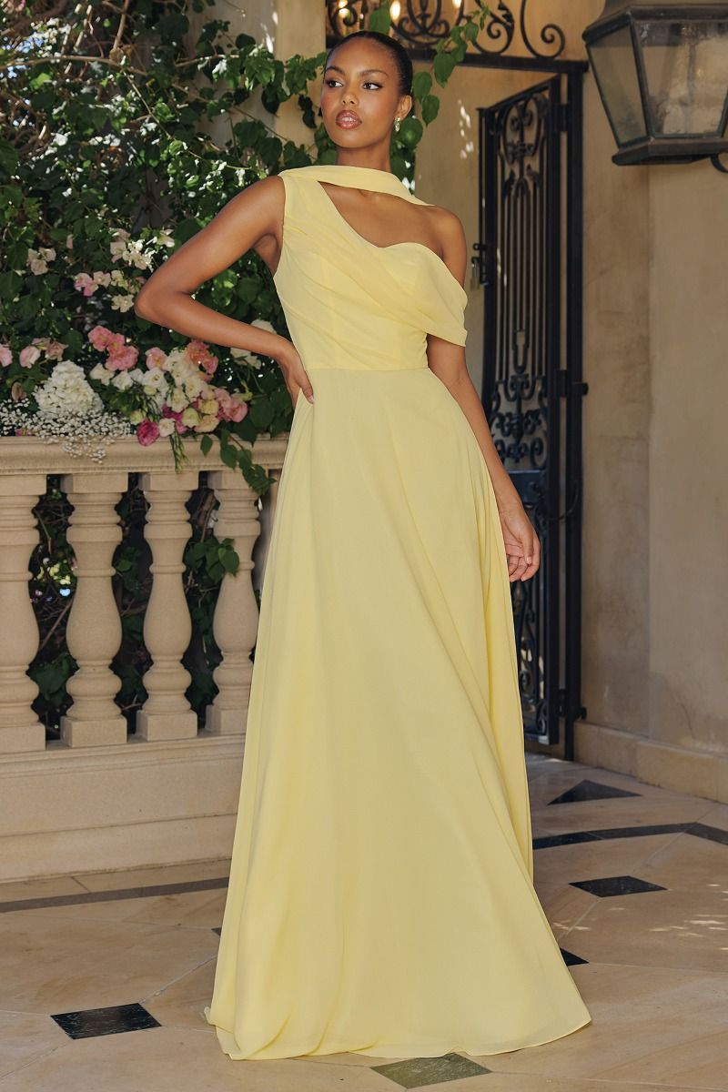 Prom Dresses Long Formal A Line Prom Evening Dress Lt Yellow