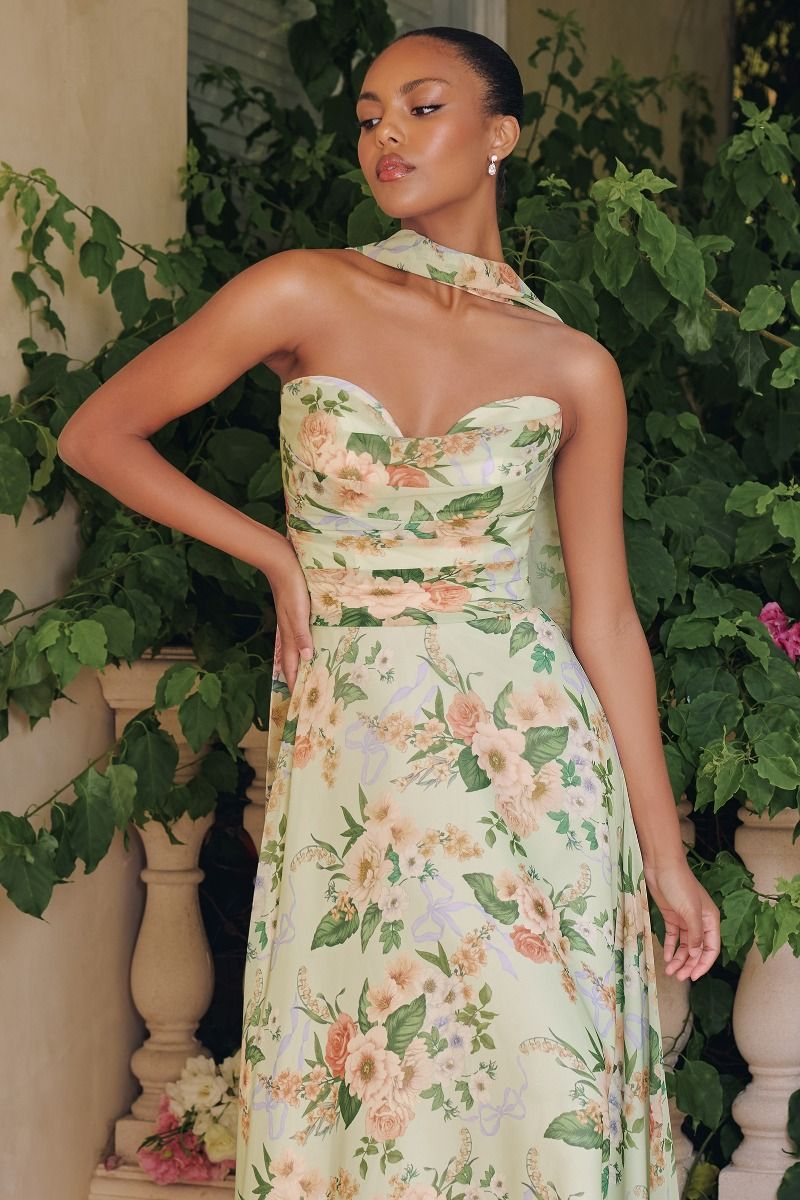 Prom Dress Long Formal A Line Corset Prom Dress Sage