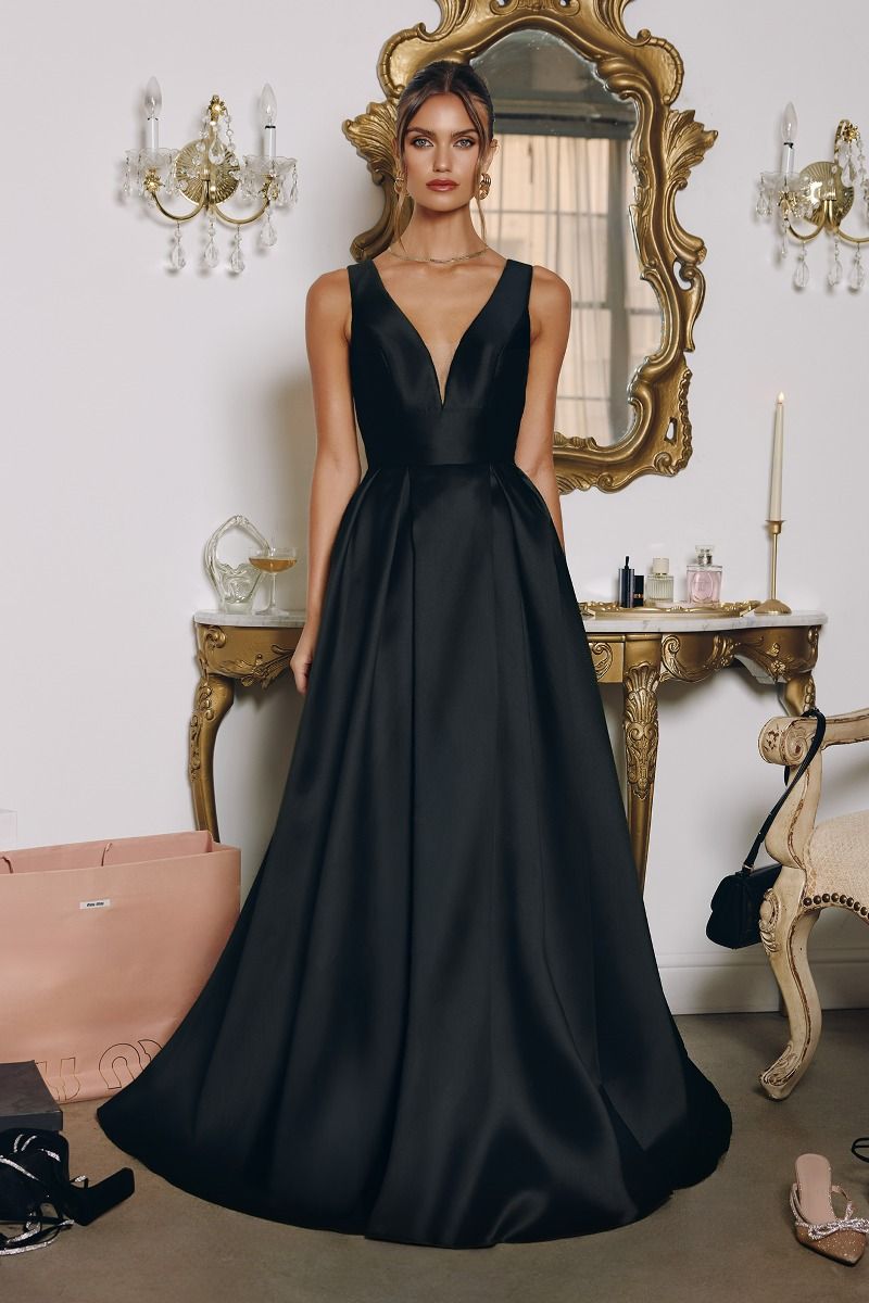 Amoris T814 Prom Dress - Smoky Blue