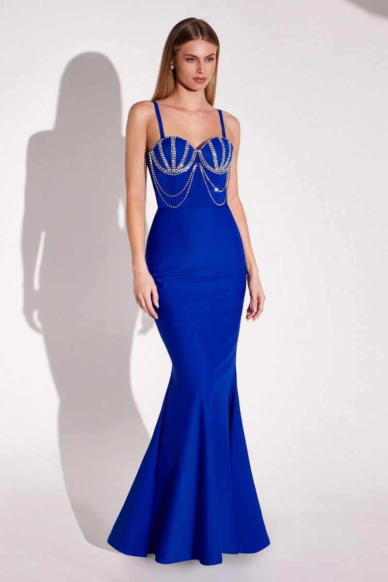 LaDivine T9003 Formal Long Beaded Evening Prom Dress