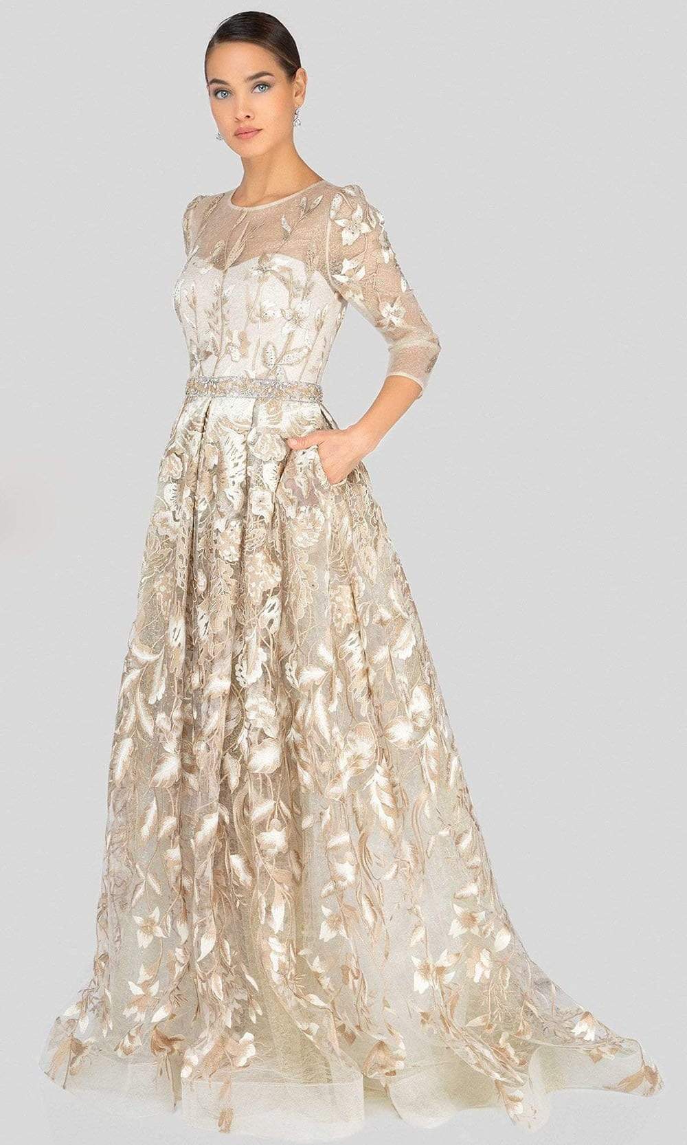 Terani Couture Long Formal Evening Dress 1913M9408 - The Dress Outlet