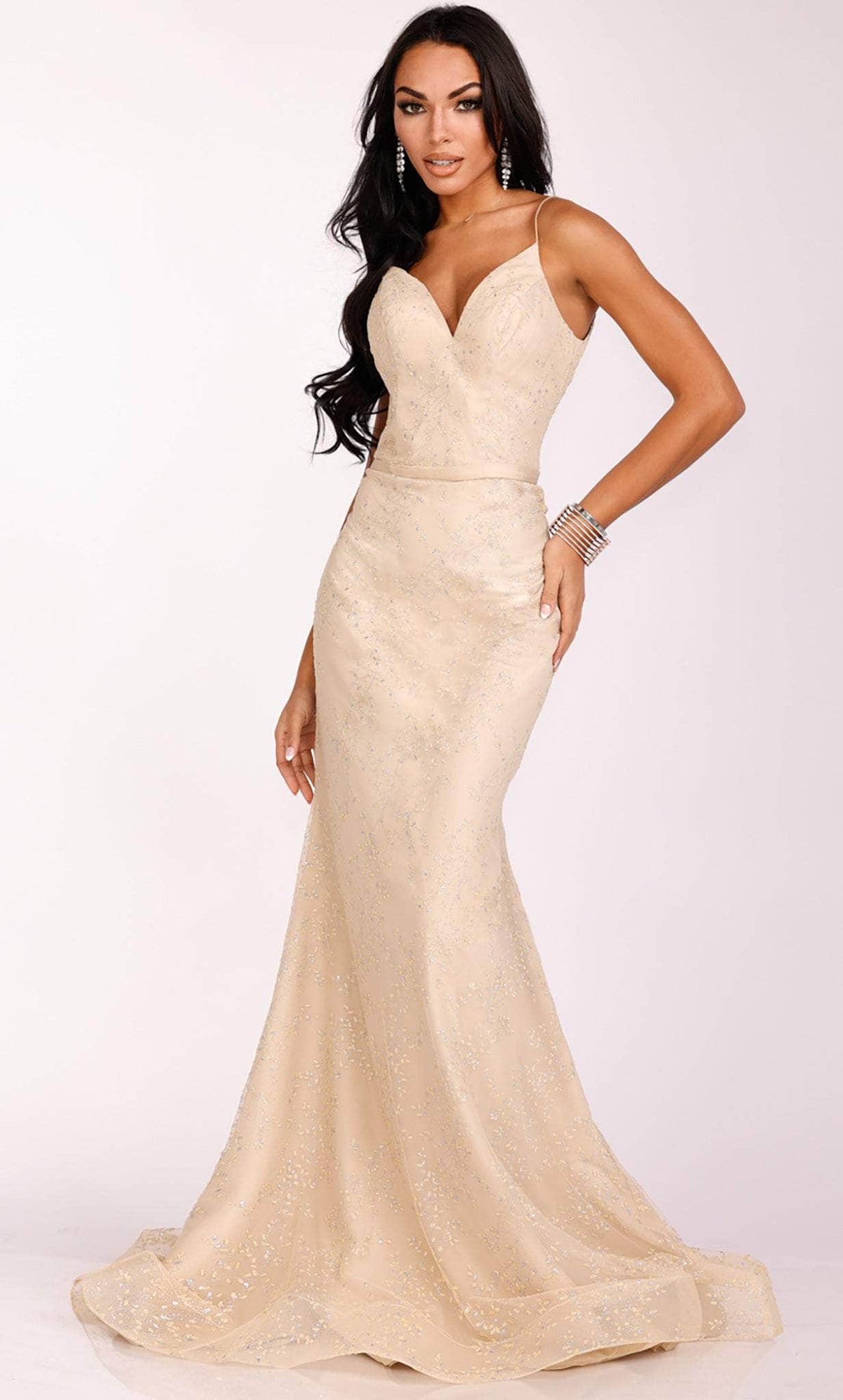 Sweetheart Floor-Length Satin Prom Mermaid Terani Couture 231P0038