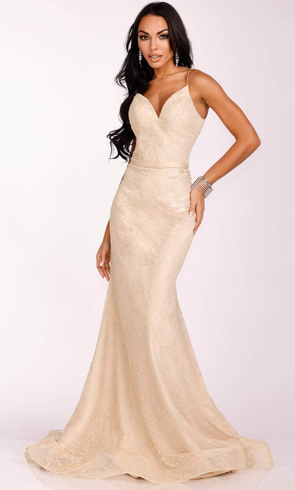 Sweetheart Floor-Length Satin Prom Mermaid Terani Couture 231P0038