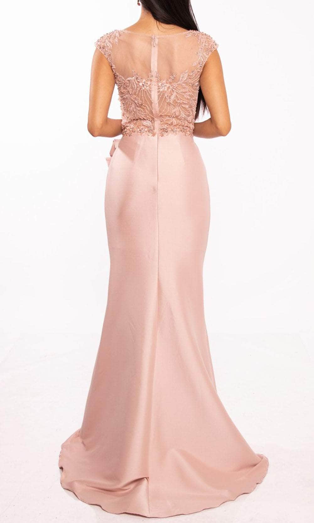 Formal Dresses Trumpet Long Evening Dress Rose