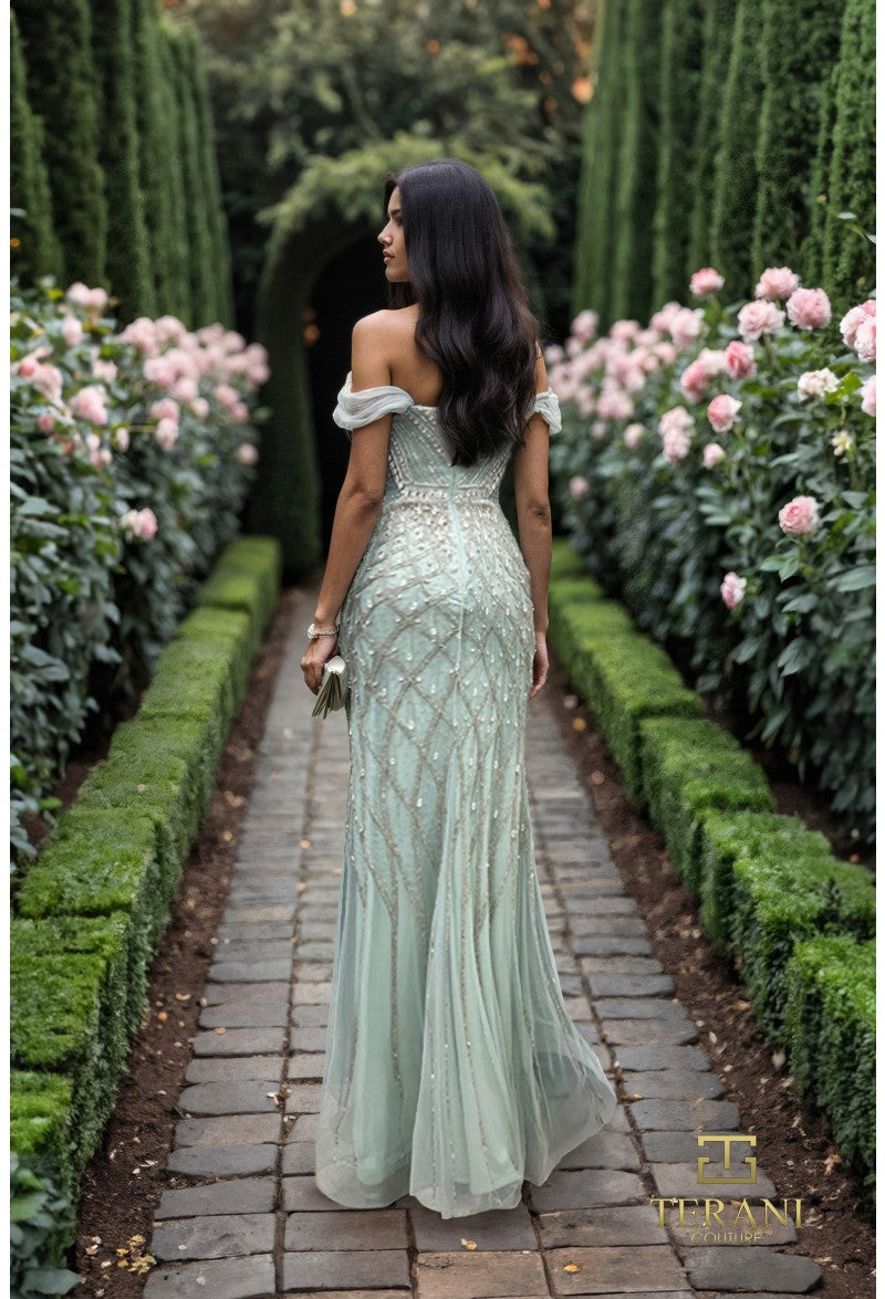 Formal Dresses Long Beaded Formal Evening Prom Dress SAGE