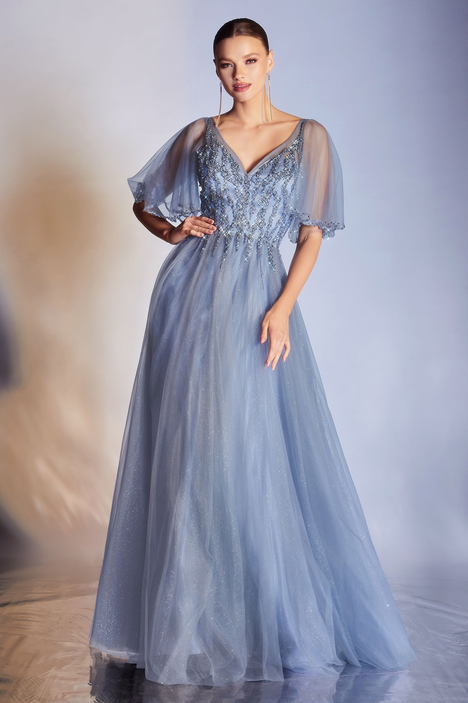Ladivine CD0175 | Long A-Line Dress Ladivine CD0175 | Long A-Line Dress