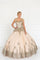 Tulle Illusion Sweetheart Quinceanera Dress - The Dress Outlet