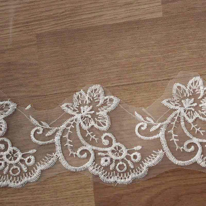 Wedding Accessories Bridal Veil Lace Edge - The Dress Outlet