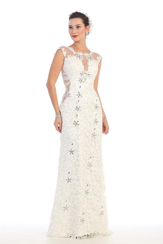 Wedding Gown Plus Size Long Dress - The Dress Outlet