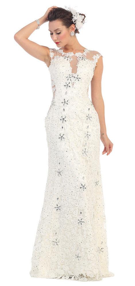 Wedding Gown Plus Size Long Dress - The Dress Outlet