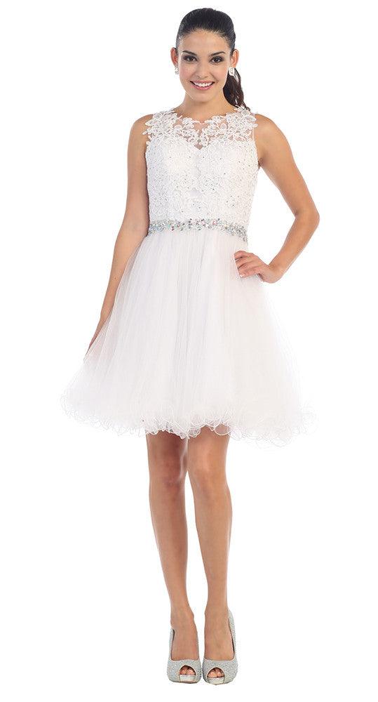 Wedding Short Gown - The Dress Outlet