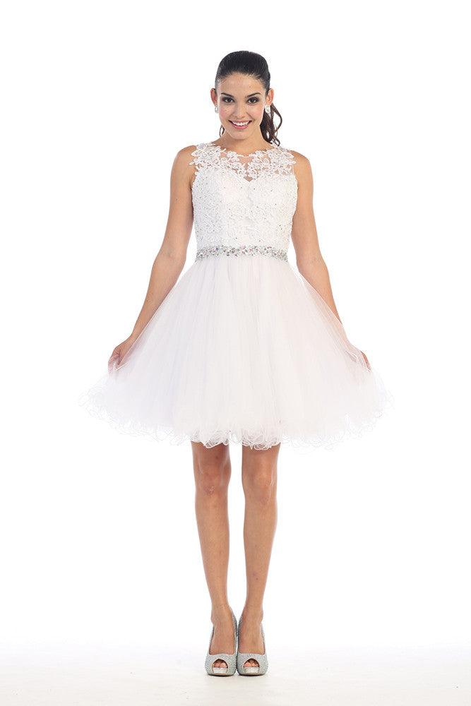 Wedding Short Gown - The Dress Outlet
