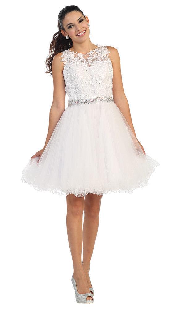Wedding Short Gown - The Dress Outlet