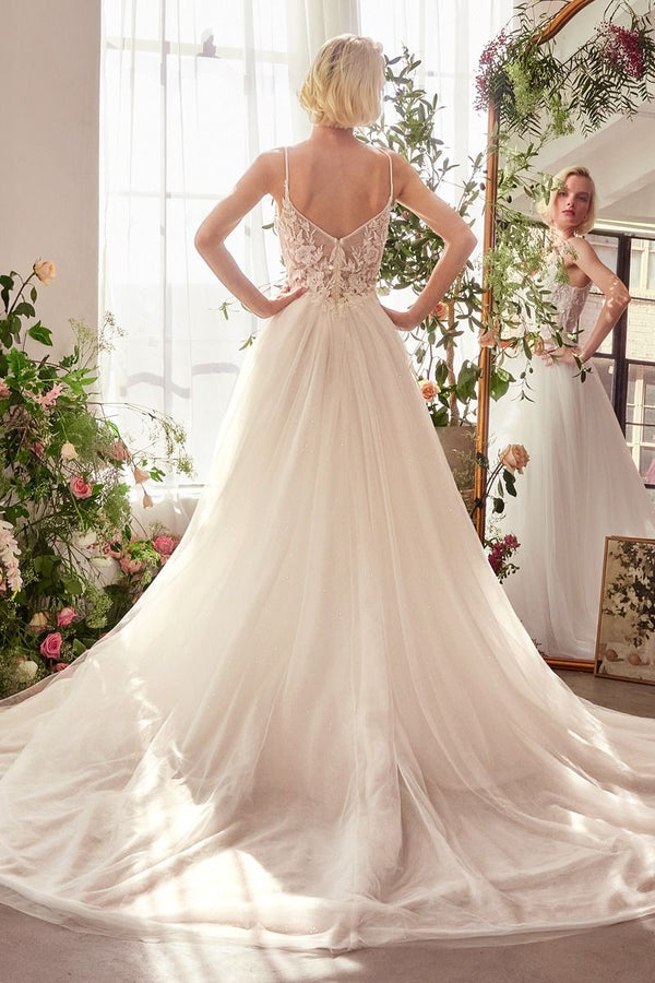 Wedding Dresses Long Bridal Ball Gown Applique Wedding Dress Off White