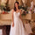 Wedding Dresses Ball Gown Long Bridal Layered Floral Wedding Dress  Off White