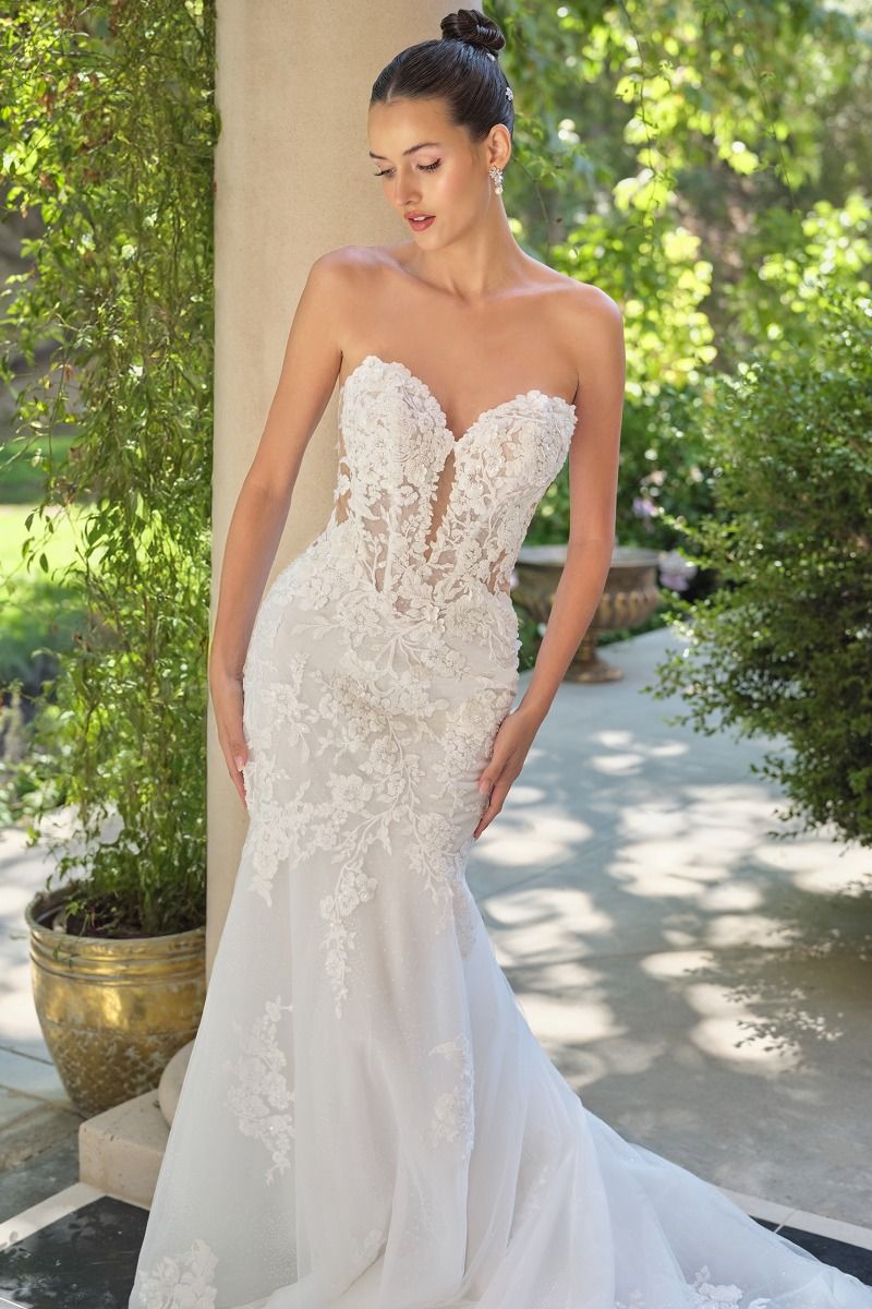 Andrea & Leo WL065 Long Lace Bridal Mermaid Wedding Dress – The Dress Outlet