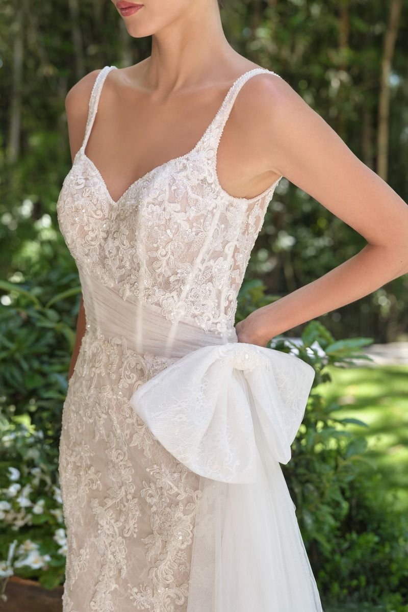 Wedding Dresses Long Mermaid Bridal Gown Corset Wedding Dress OFF WHITE NUDE