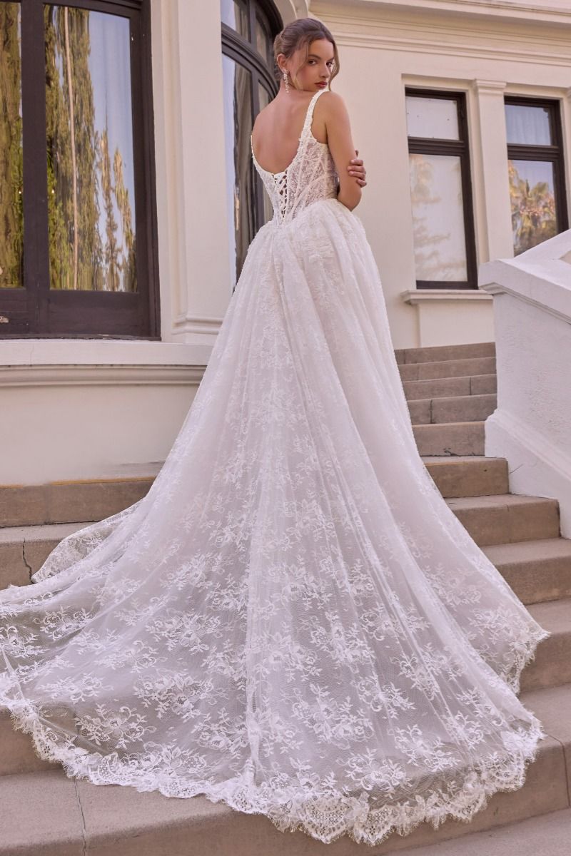 Sweetheart Floor-Length Lace Wedding Ball Gown Andrea & Leo WL073