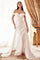 Wedding Dresses Long Fitted Overskirt Wedding Dress Off White