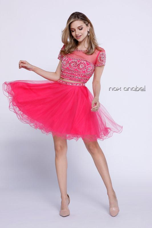 Nox Anabel 6229 Short Two-Piece Homecoming Dress