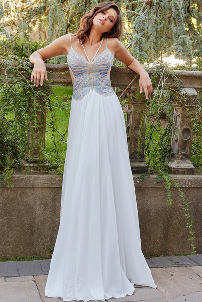 Prom Dresses  Long Formal Chiffon Prom Dress White