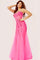 Prom Dresses Long Strapless Mermaid Prom Dress Neon Pink