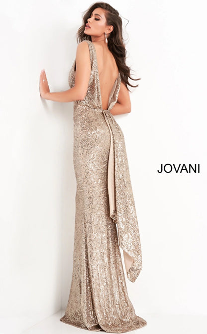 Jovani Sleeveless Sexy Long Prom Dress 03854 - The Dress Outlet