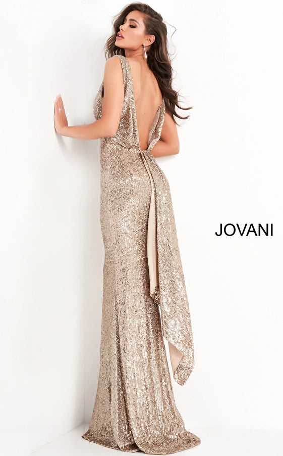 Jovani 03854 Sleeveless Sexy Long Prom Dress
