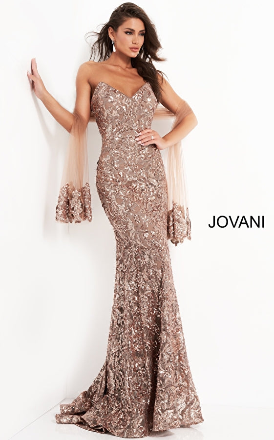 Jovani Evenings Dress 05054 24 / Copper Jovani Evenings Dress 05054 24 / Copper
