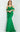 Mother of the Bride Dresses Mother of the Bride Ruched Shawl Long Dress Emerald