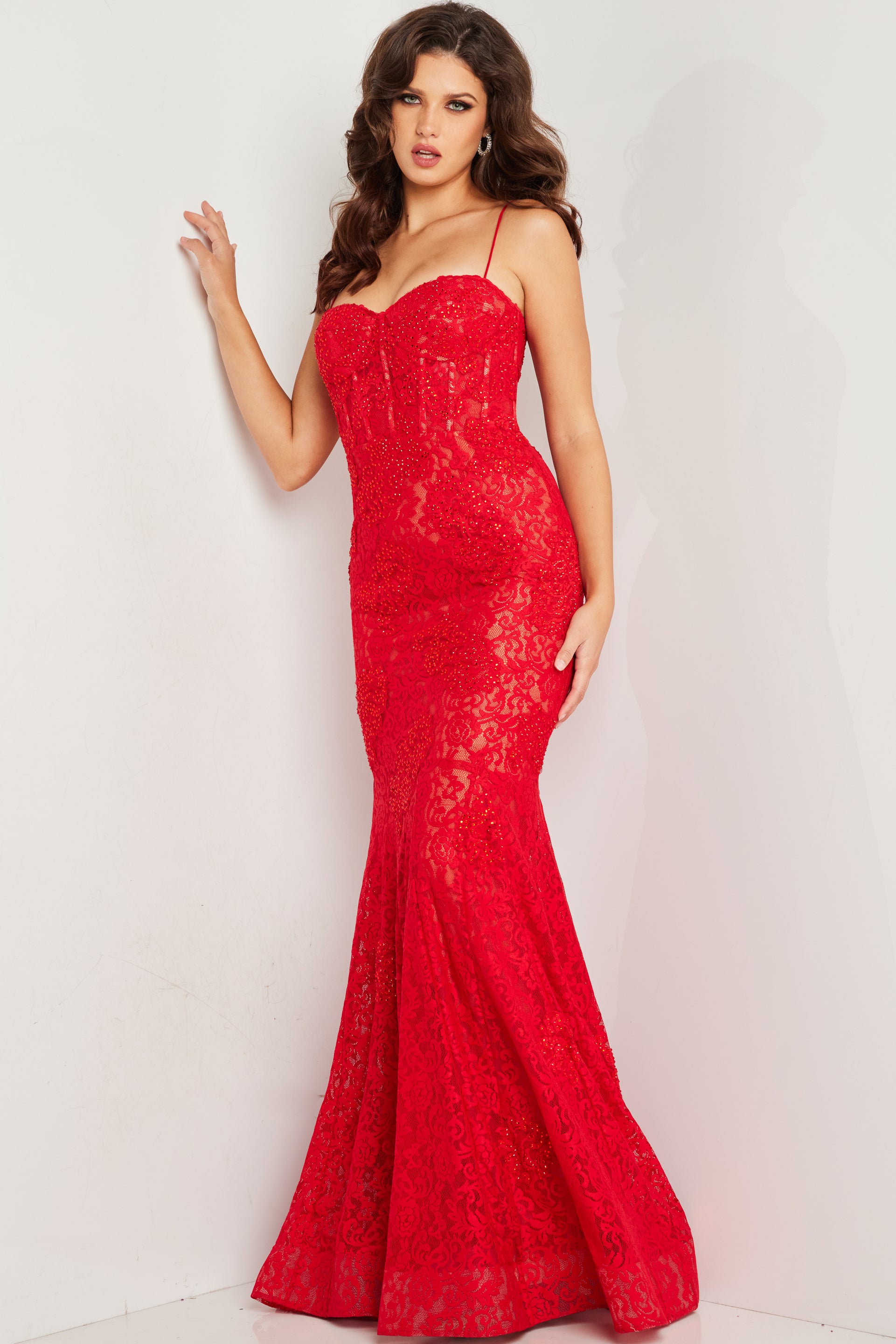 Jovani 07499 Long Formal Mermaid Prom Dress