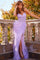 Prom Dresses Long Spaghetti Strap Beaded Prom Dress Lilac