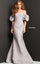 Mother of the Bride Dresses Mother of the Bride Off Shoulder Puff Sleeve Dress Taupe