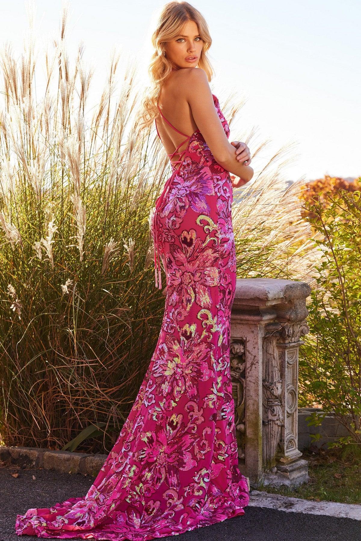 Jovani 08462 Long Formal Mermaid Prom Dress