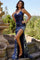 Prom Dresses Prom Long Formal Dress Navy/Light Blue