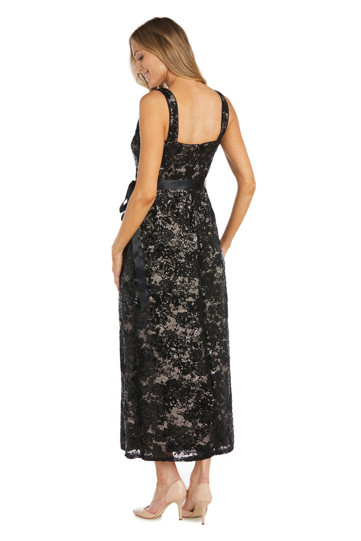 R&M Richards 1001 Long Formal Evening Midi Dress