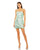 Cocktail Dresses Slim Strap Sequin Pailette Short Dress  Mint