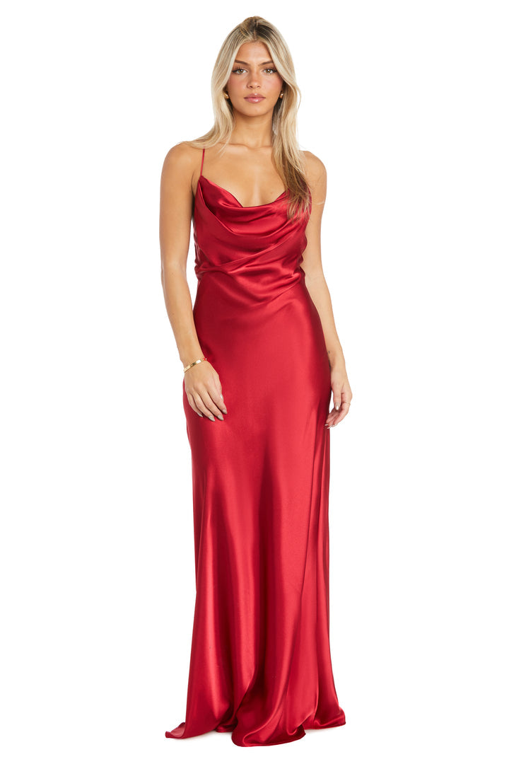 Morgan & Co 10037N Long Formal Evening Prom Dress - Copper / XL Morgan & Co 10037N Long Formal Evening Prom Dress - Copper / XL