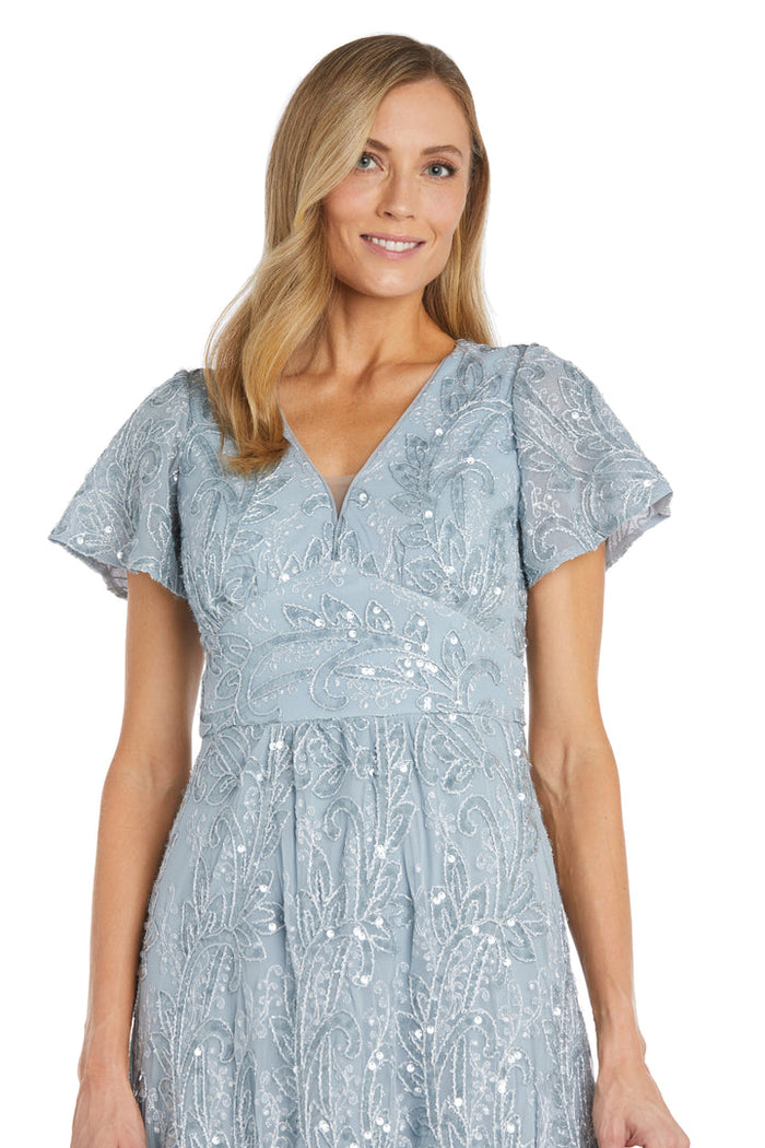 Mother of the Bride Dresses Long Sequin Mother of the Bride Dress Light Blue