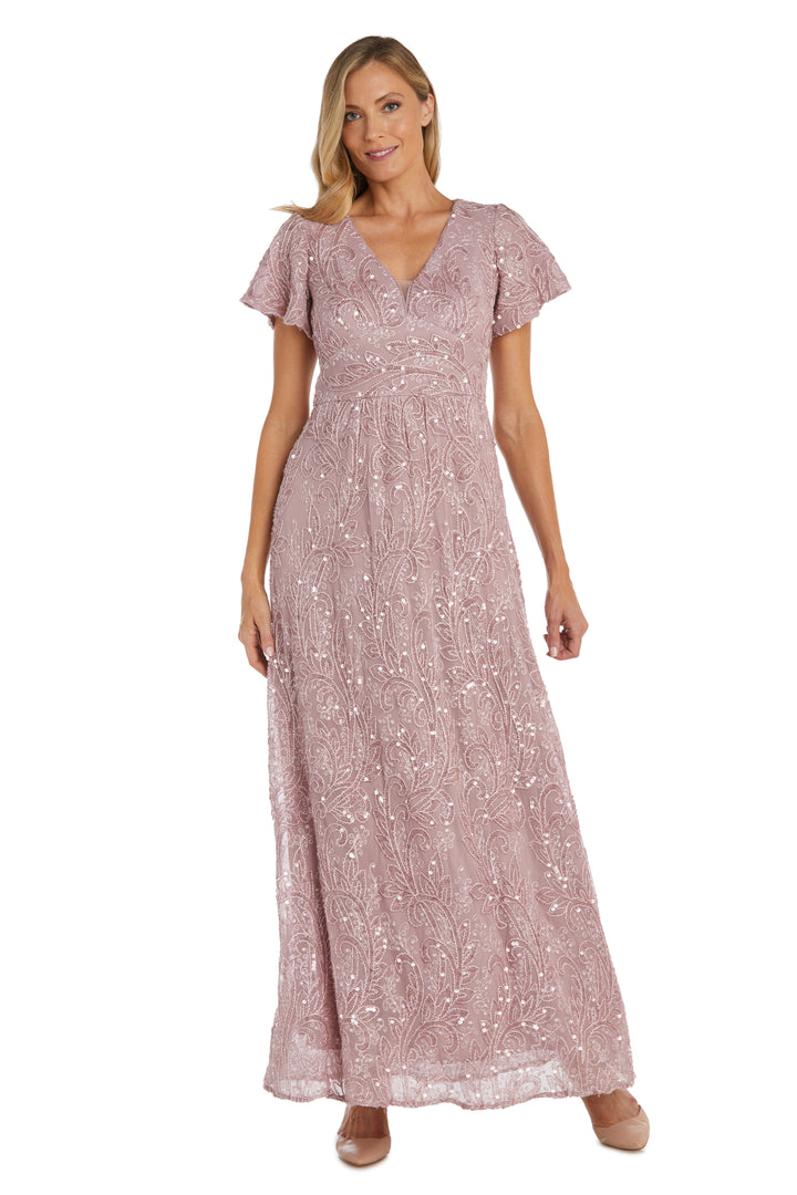 Mother of the Bride Dresses Long Sequin Mother of the Bride Dress Rose