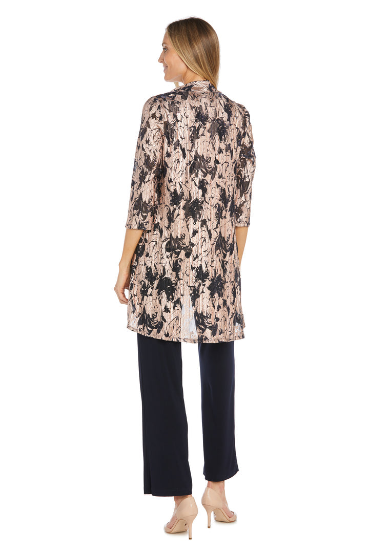 Metallic Pant Suit – Lavender/Silver / 16 By R&M Richards