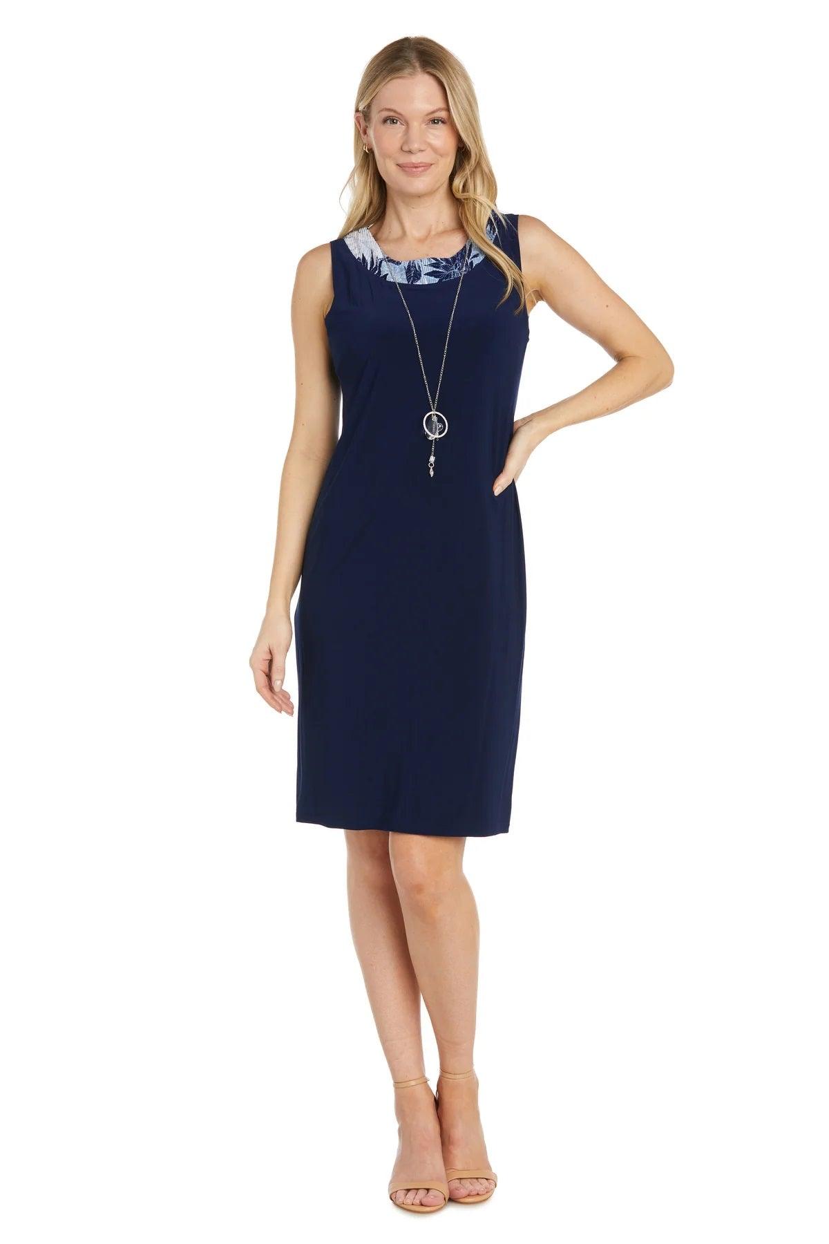 Mother of the Bride Dresses Two Piece Short Petite Jacket Dress Navy/Denim