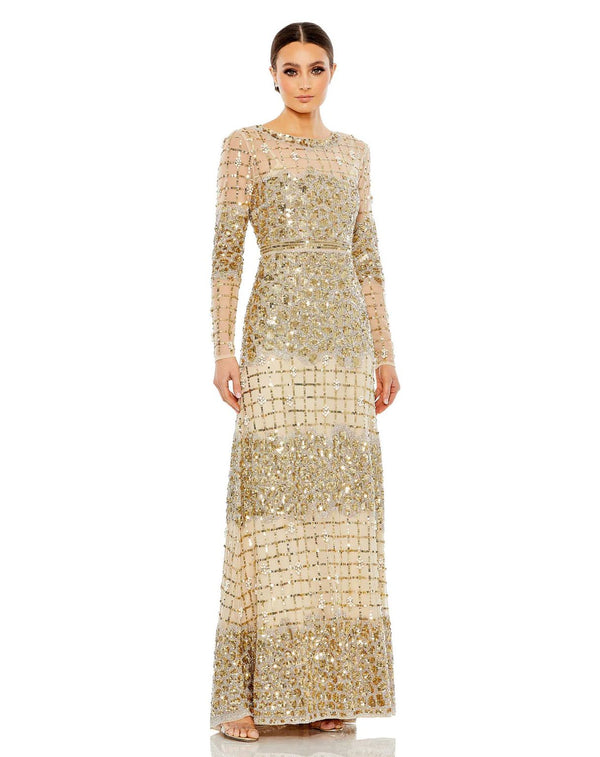 Long Sleeve Formal Evening Dress Long Sleeves & Formal Style Mac Duggal 10951