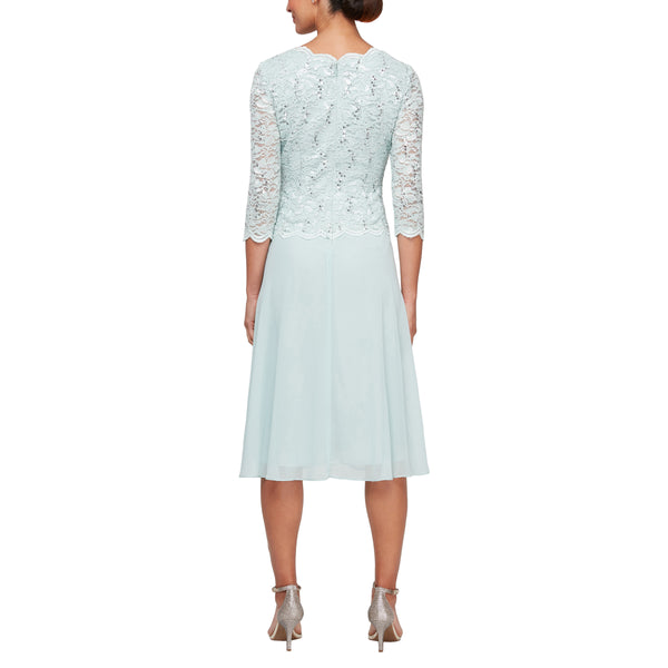 Mother of the Bride Dresses Short Mother of the Bride Sequin Tea Length Dress Fresh Mint
