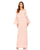 Formal Dresses Long Formal Bell Sleeve Dress Rose
