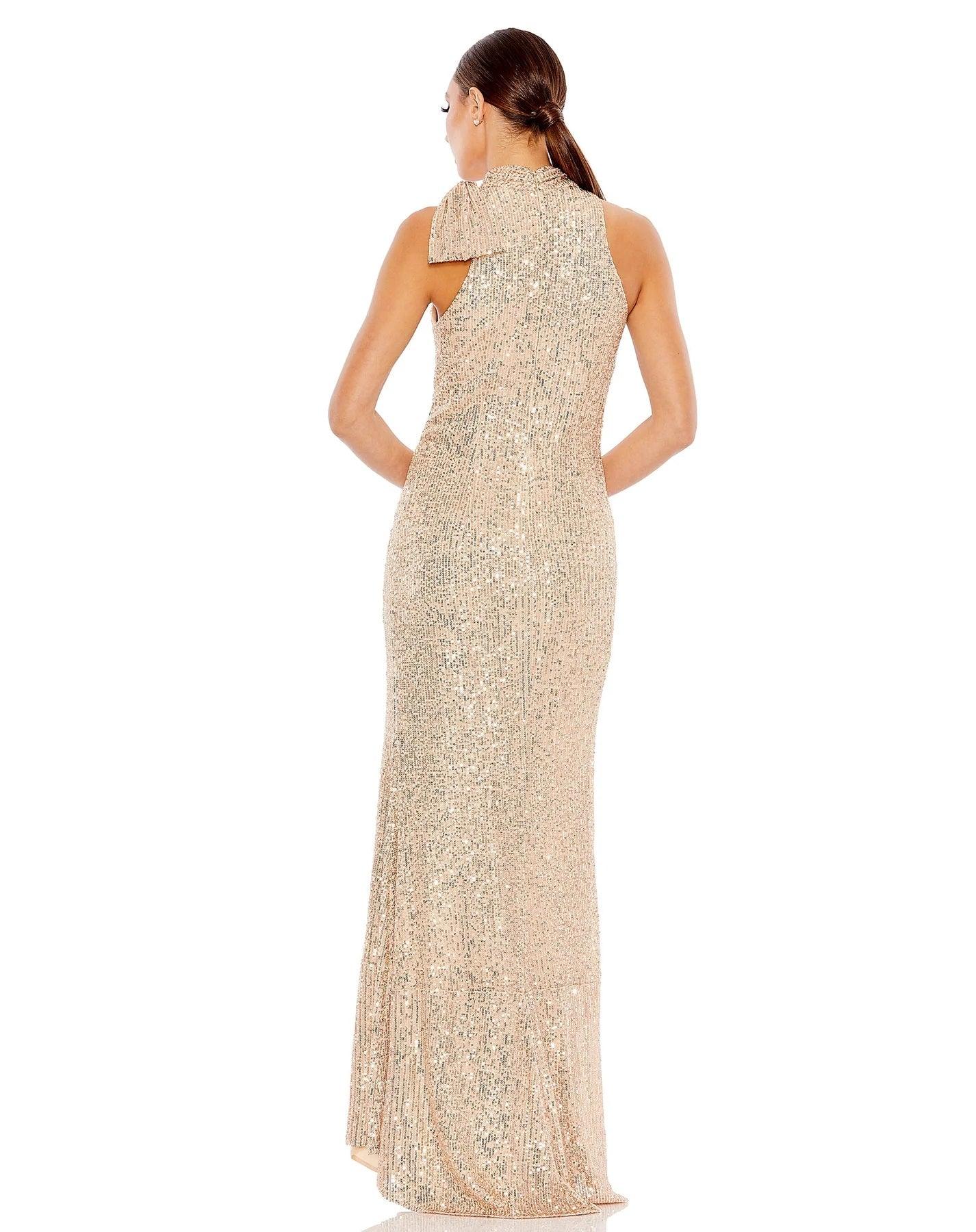 Mac Duggal 42077 Prom Long Halter Formal Gown main image 0