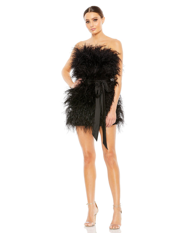 Cocktail Dresses Short Strapless Homecoming Cocktail Dress Black